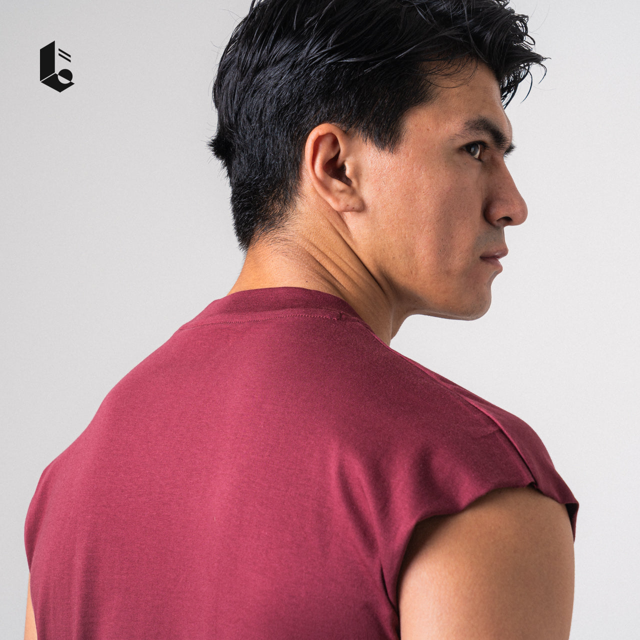 Drop Shoulder Raw Cut Tank - Black/White/Grey/Burgundy/Navy/Warm Taupe