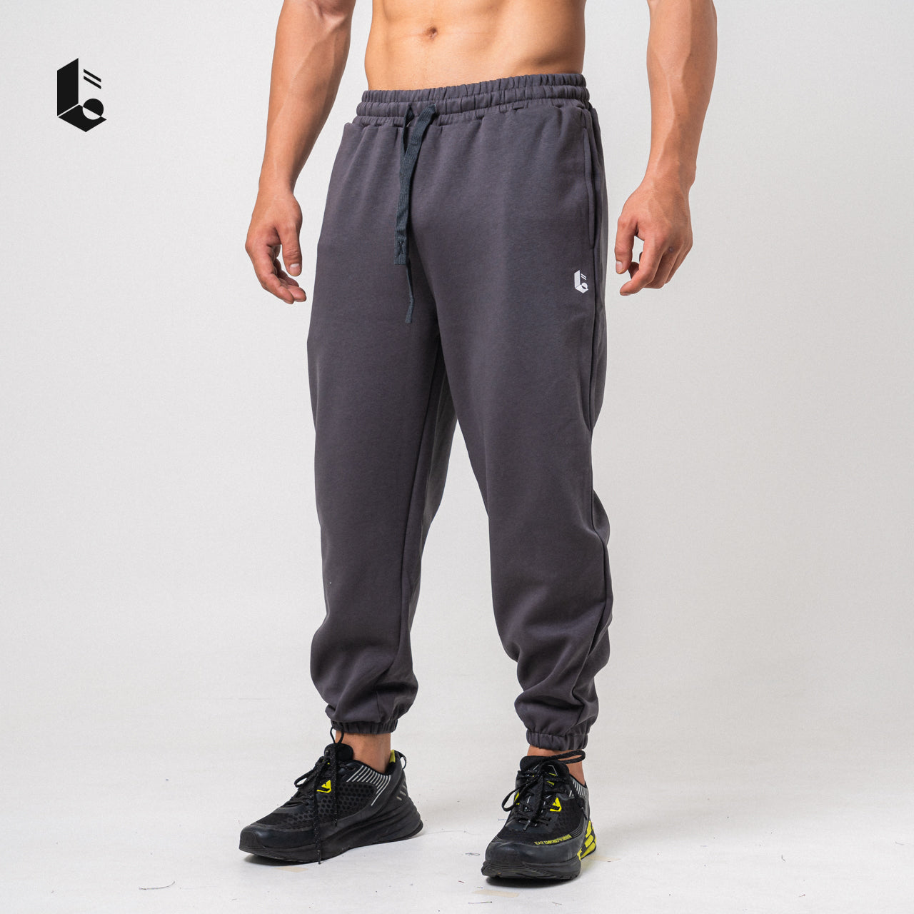 Baggy Jogger Pants - Black/White/Light Grey/Dark Grey/Army