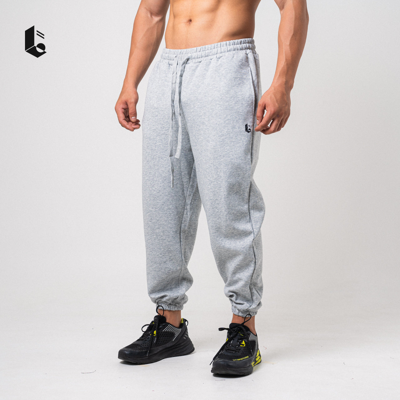 Baggy Jogger Pants - Black/White/Light Grey/Dark Grey/Army