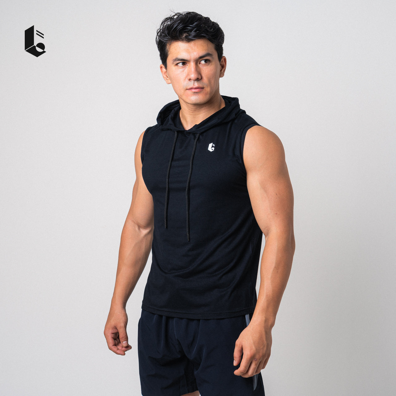 Hypercotton Hoodie Sleeveless - Monochrome