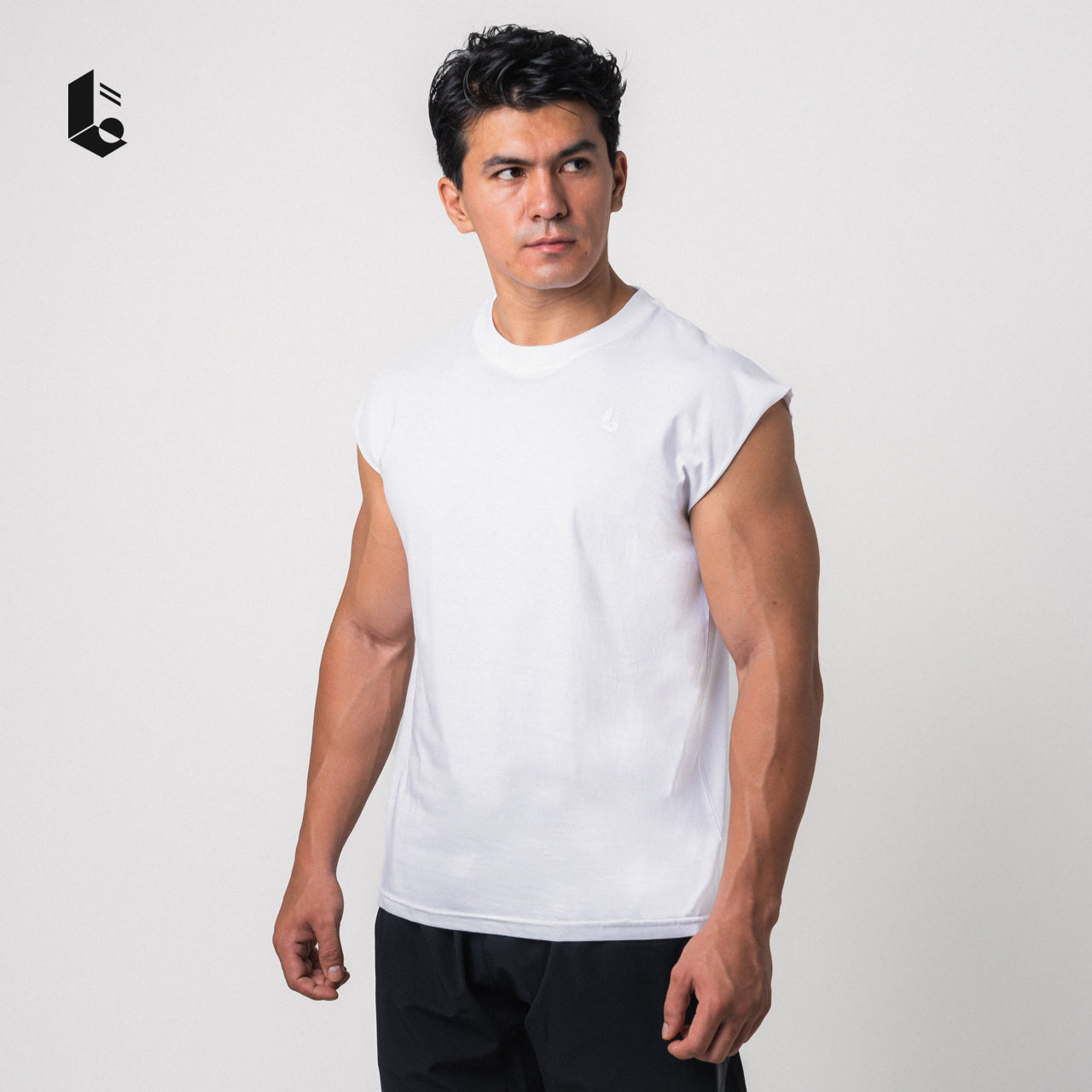 Drop Shoulder Raw Cut Tank - Black/White/Grey/Burgundy/Navy/Warm Taupe