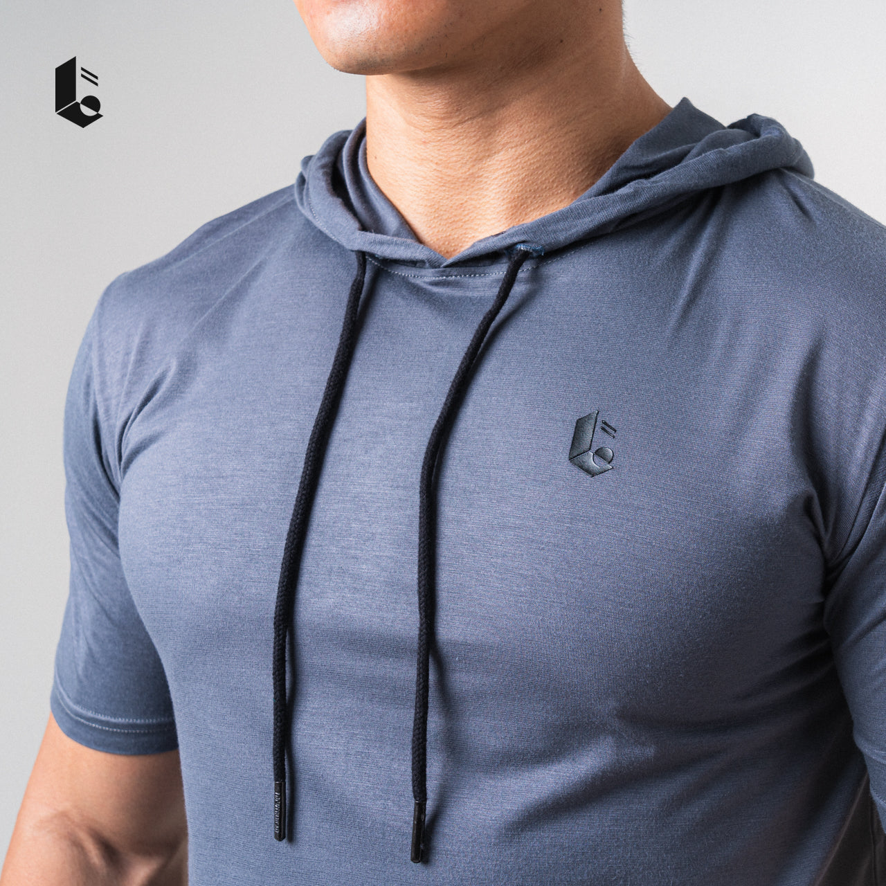 Hypercotton Hoodie Short Sleeve - Black/Broken White/Dark Grey/Light Grey/Khaki/Navy/Burgundy