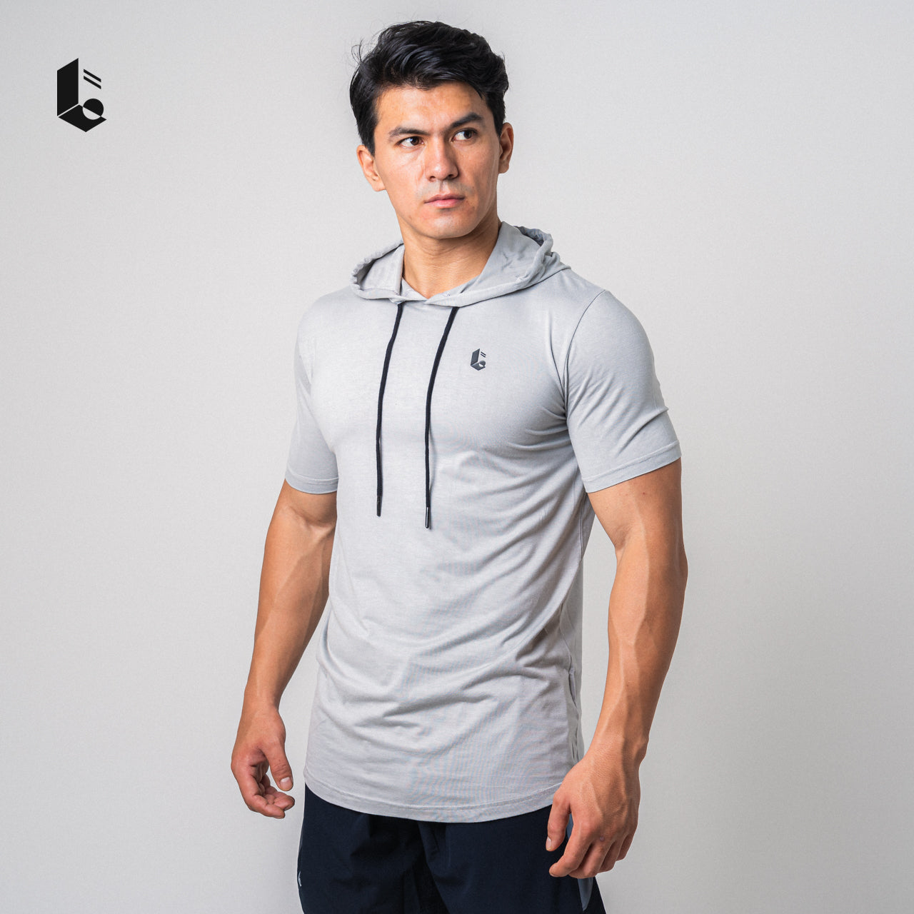 Hypercotton Hoodie Short Sleeve - Black/Broken White/Dark Grey/Light Grey/Khaki/Navy/Burgundy