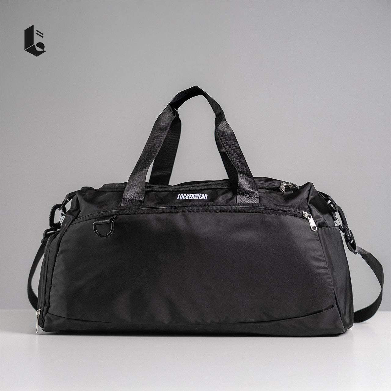 Trail Duffle Bag - Black/Light Grey
