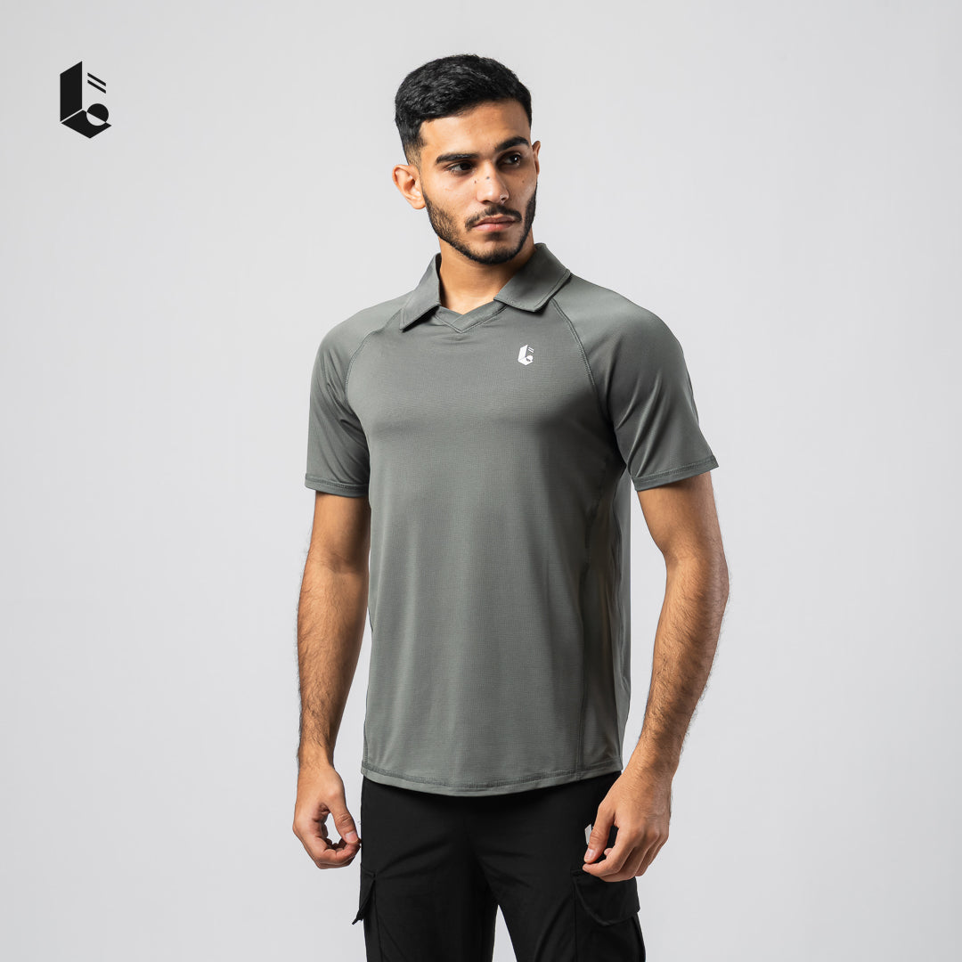 Essential Performance Polo Shirt - Black/Dark Grey/Steel Blue/Army