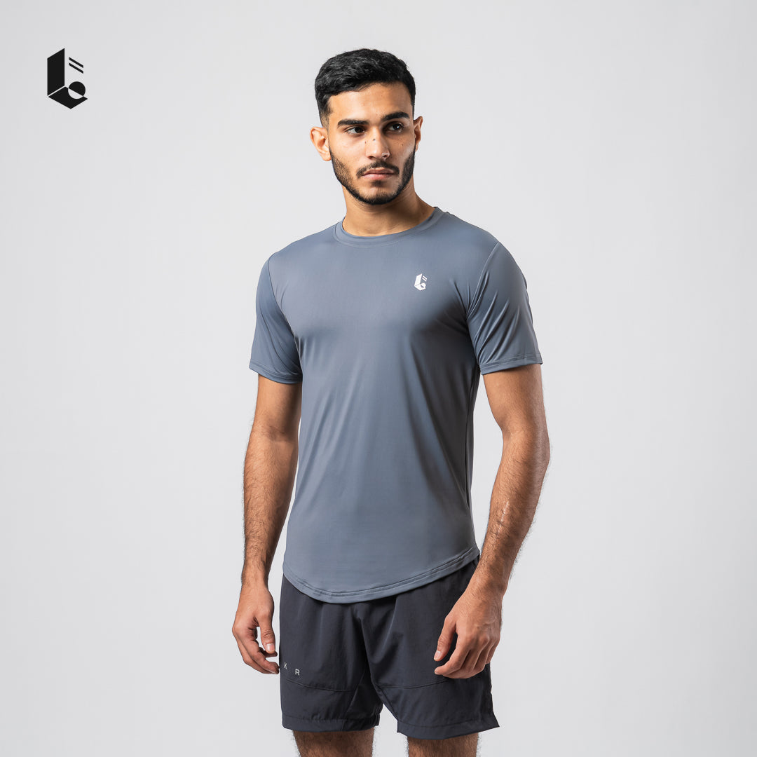 CoolSkin Short Sleeve Tee - Jet Black/Pure White/Slate Grey/Navy Blue/Maroon/Ice Blue