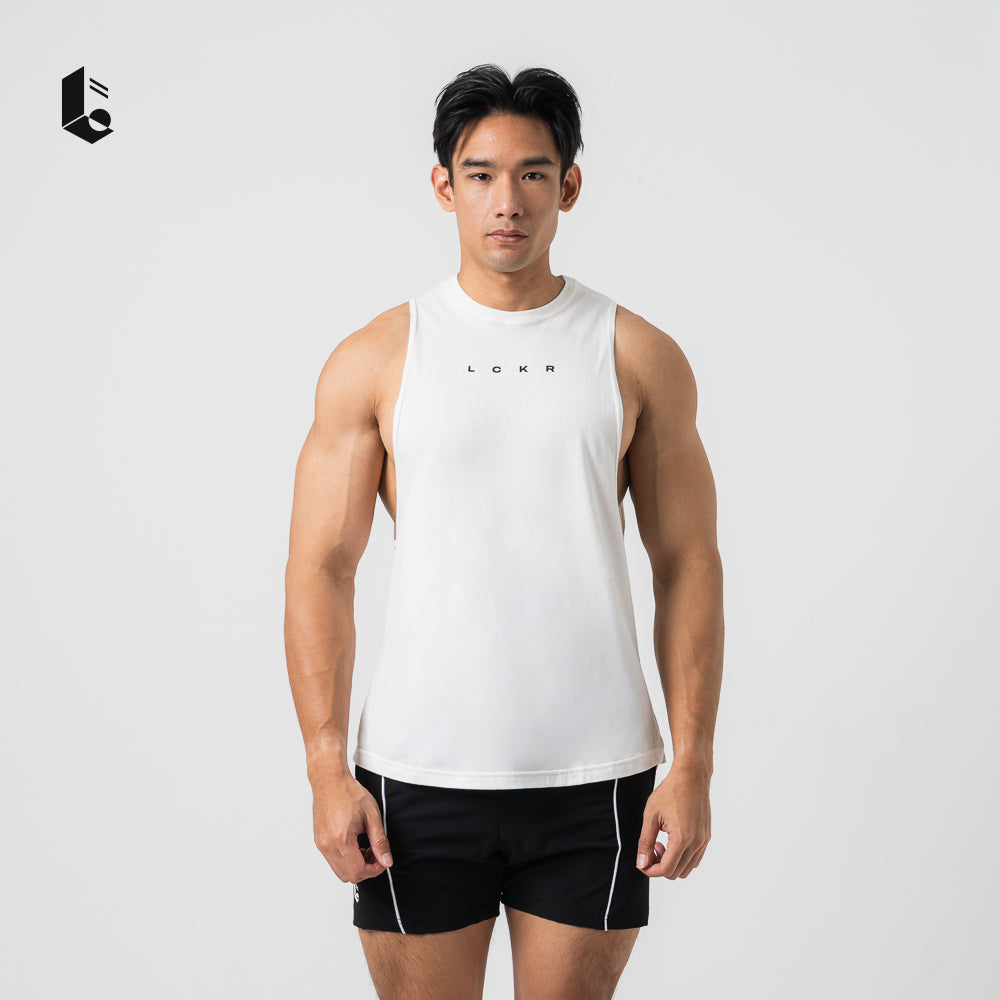 DeepMuscle Sleeveless Tank - Black/White/Dark Grey/Maroon/Army