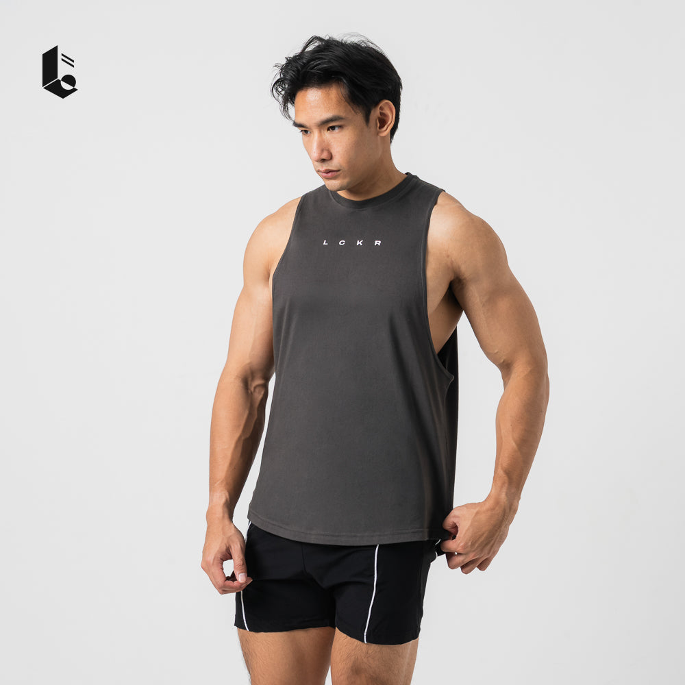 DeepMuscle Sleeveless Tank - Black/White/Dark Grey/Maroon/Army