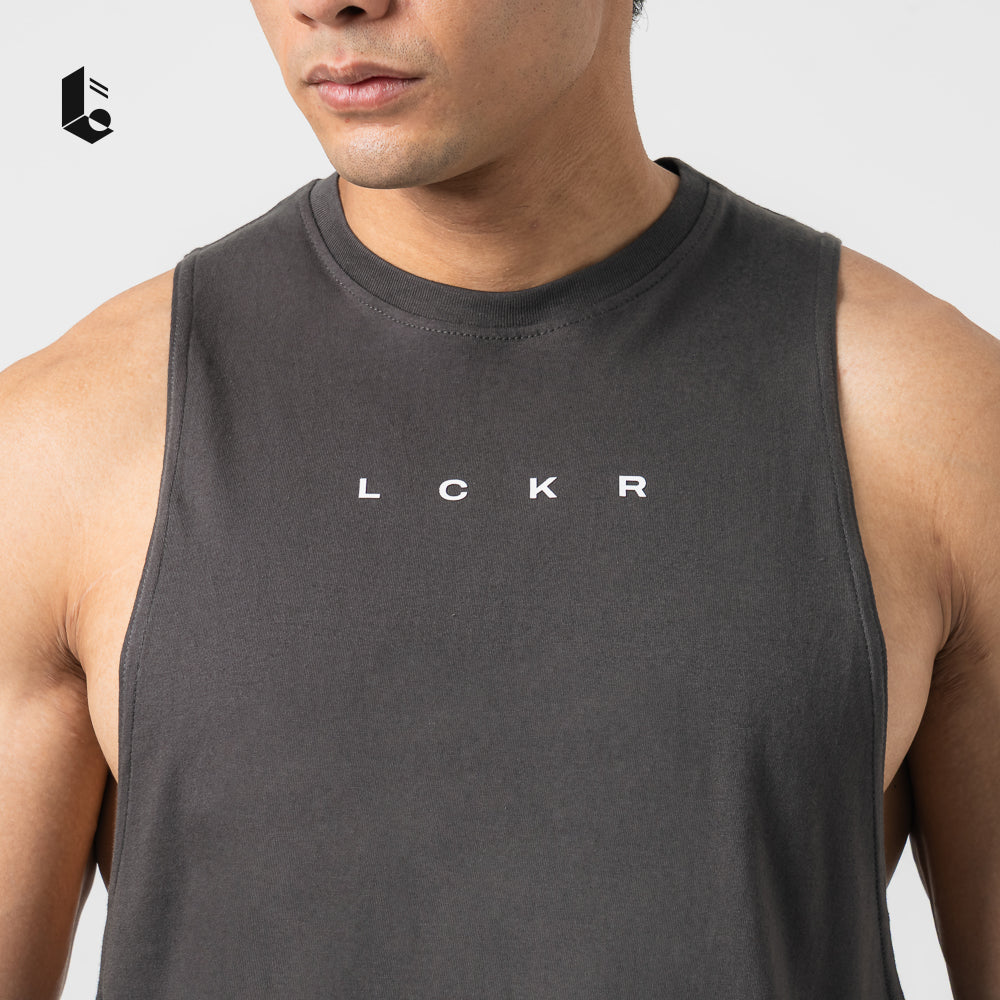 DeepMuscle Sleeveless Tank - Black/White/Dark Grey/Maroon/Army