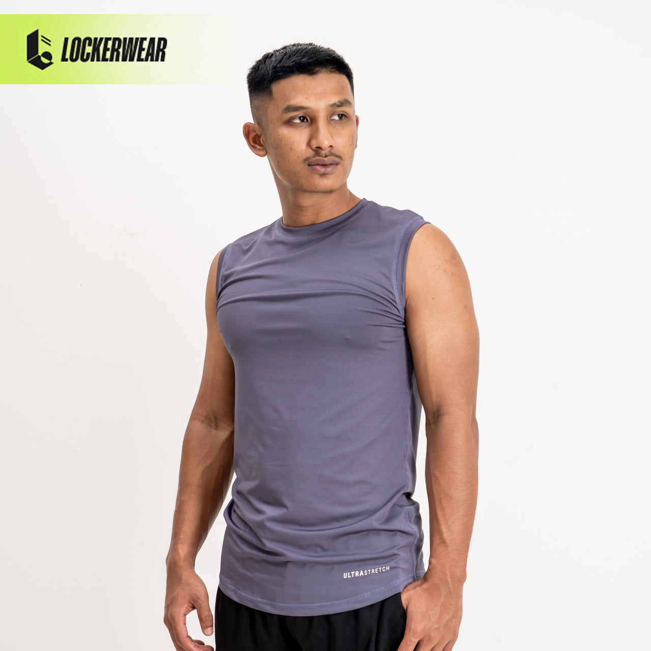 Prime-UltraStretch Tank Top - Black