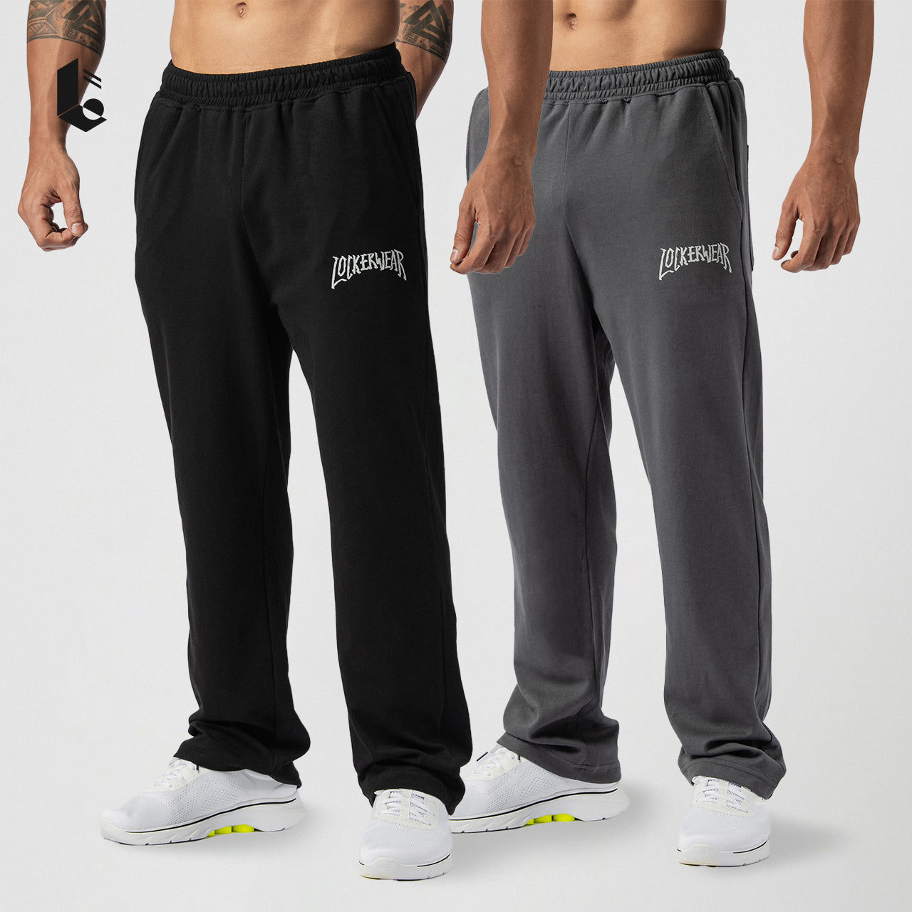 Classic Loose Pants - Black/Dark Grey