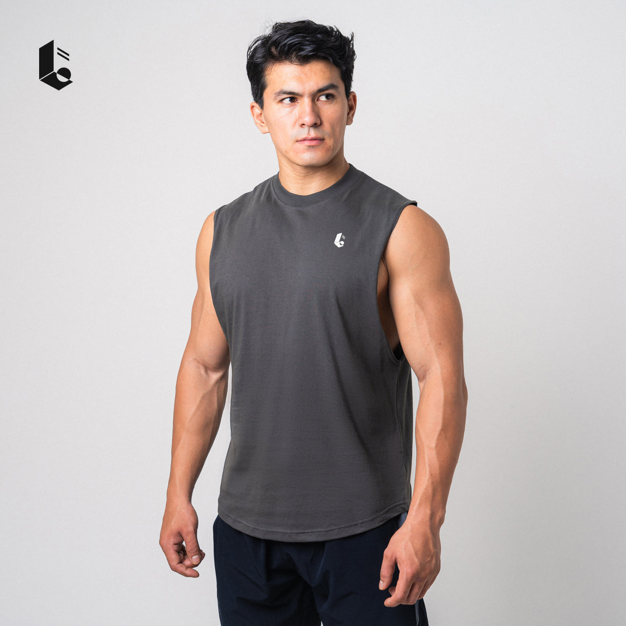 Deepcut Muscle Tank - Black/Broken White/Maroon/Navy/Brown/Light Grey/Dark Grey