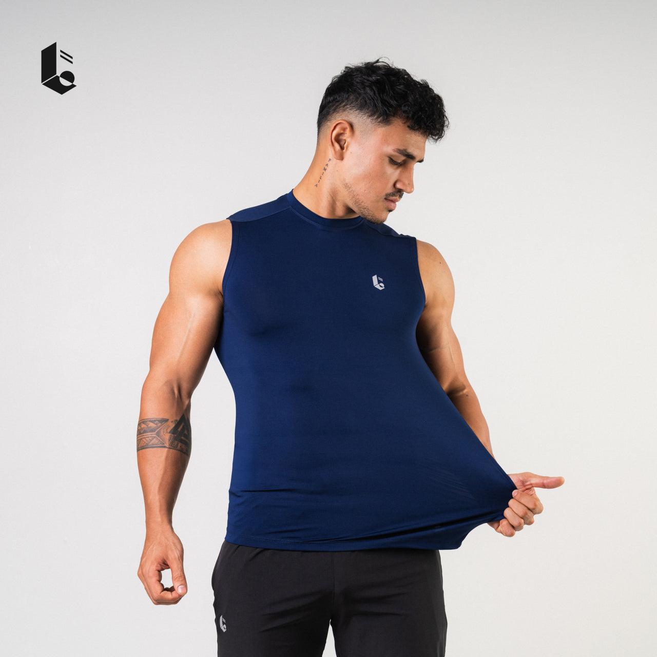 UltraFlex Compression Sleeveless - Black/Light Grey/Dark Grey/Navy
