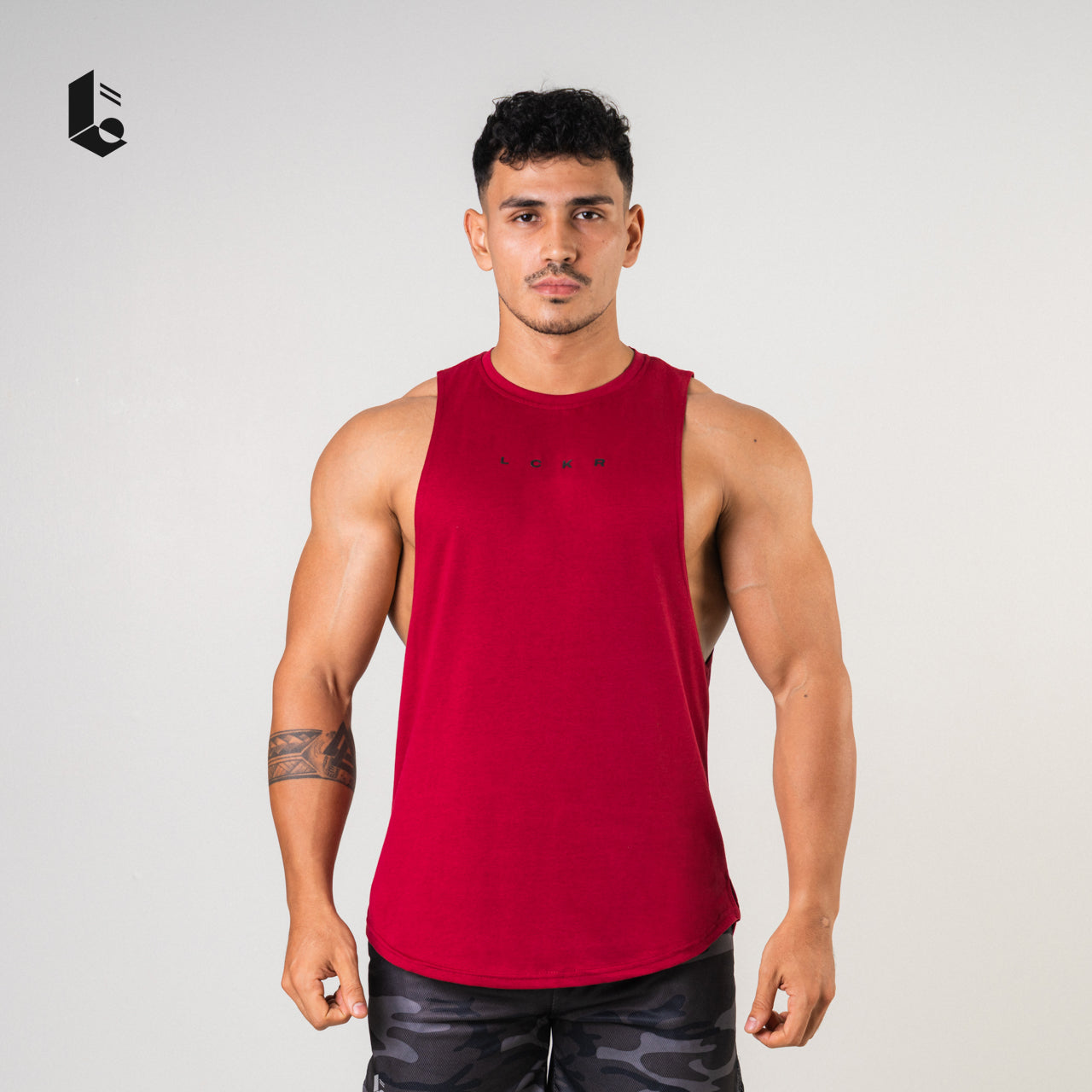 DeepMuscle Sleeveless Tank - Black/White/Dark Grey/Maroon/Army