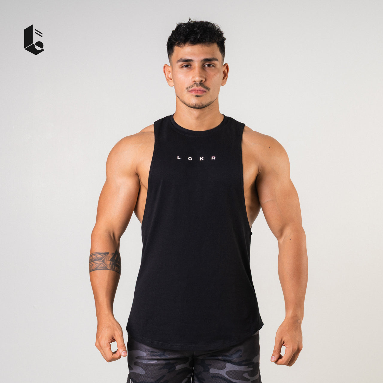 DeepMuscle Sleeveless Tank - Black/White/Dark Grey/Maroon/Army