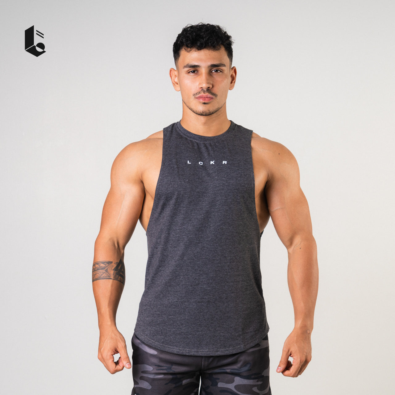 DeepMuscle Sleeveless Tank - Black/White/Dark Grey/Maroon/Army