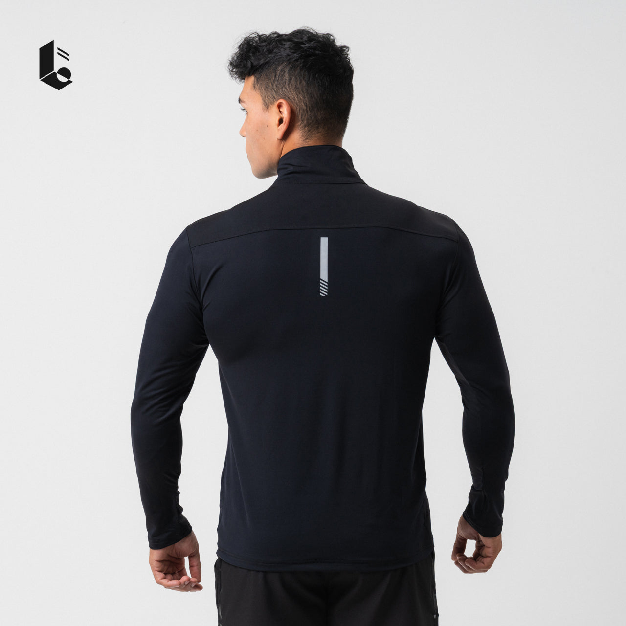UltraStretch Polo Zipper Long Sleeve - Black/White/Light Grey/Dark Grey/Navy