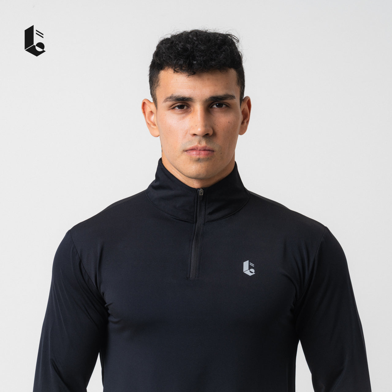 UltraStretch Polo Zipper Long Sleeve - Black/White/Light Grey/Dark Grey/Navy