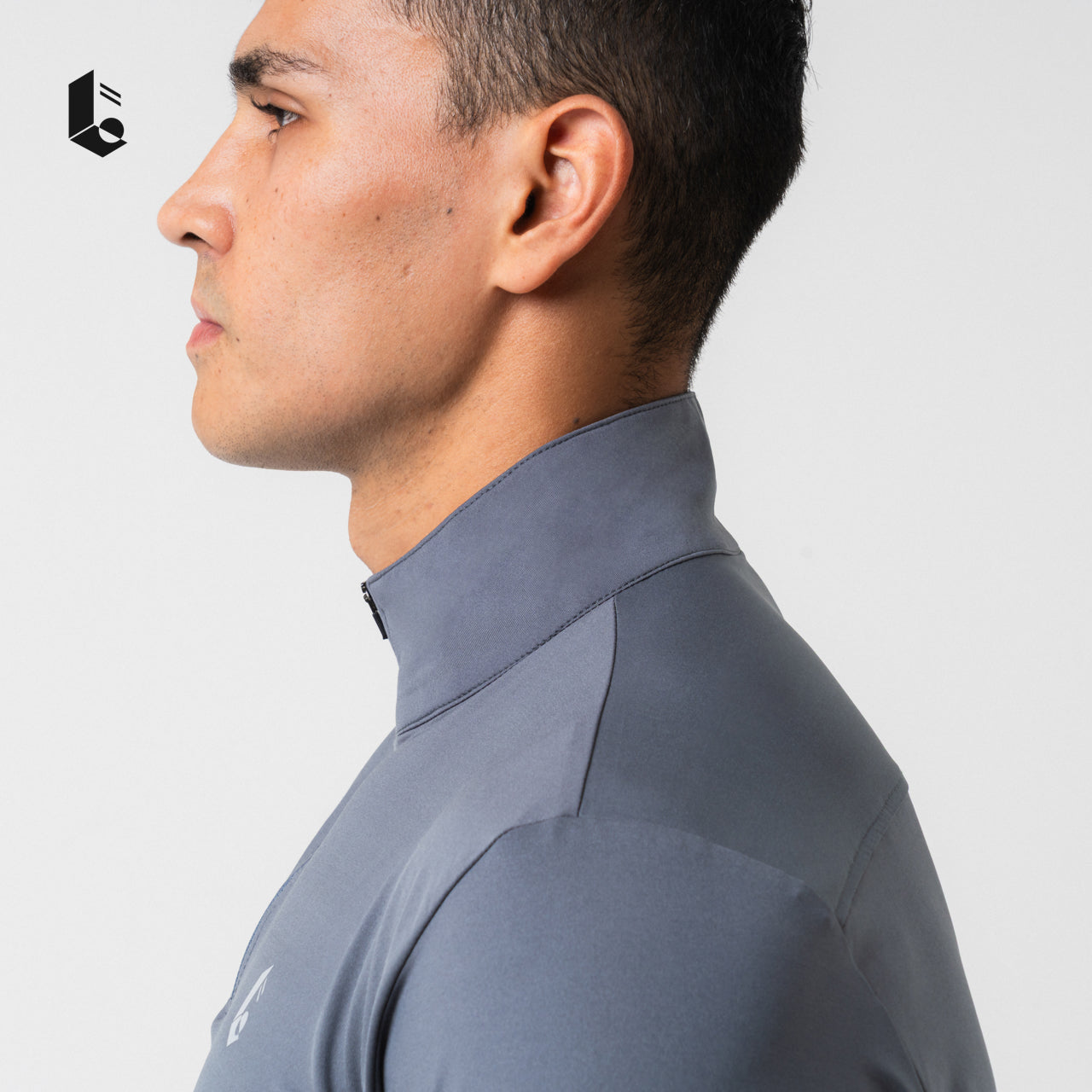 UltraStretch Polo Zipper Long Sleeve - Black/White/Light Grey/Dark Grey/Navy