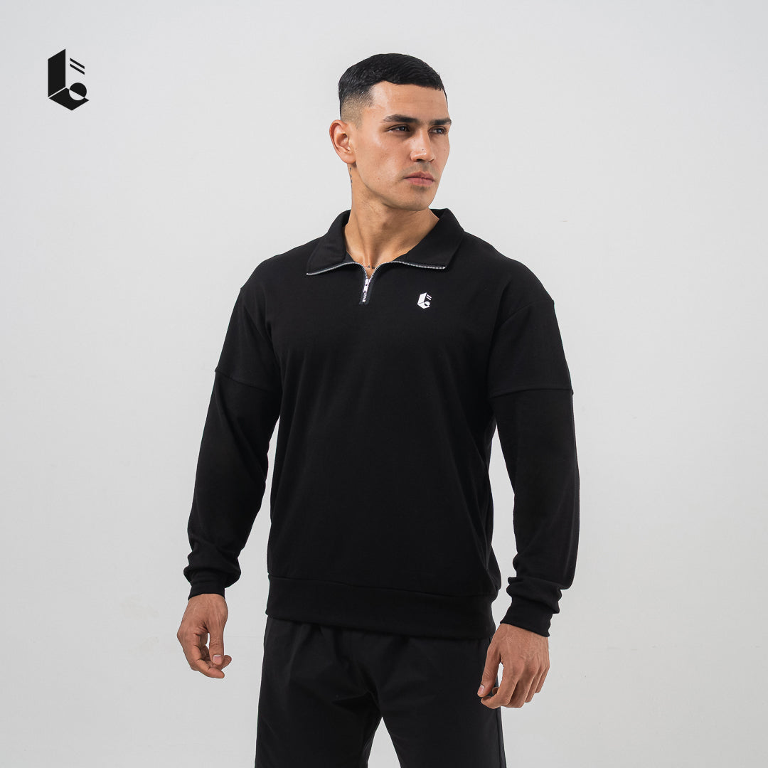 CoreCool Half-Zipper Long Sleeve - Black/White/Dark Grey/Navy/Brown