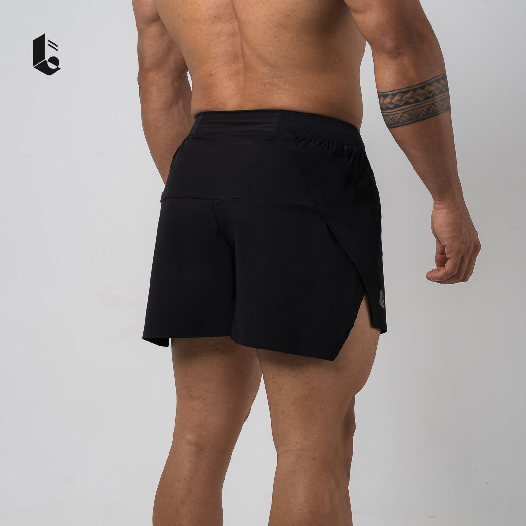 PacePro Running Shorts - Black/Dark Grey/Army