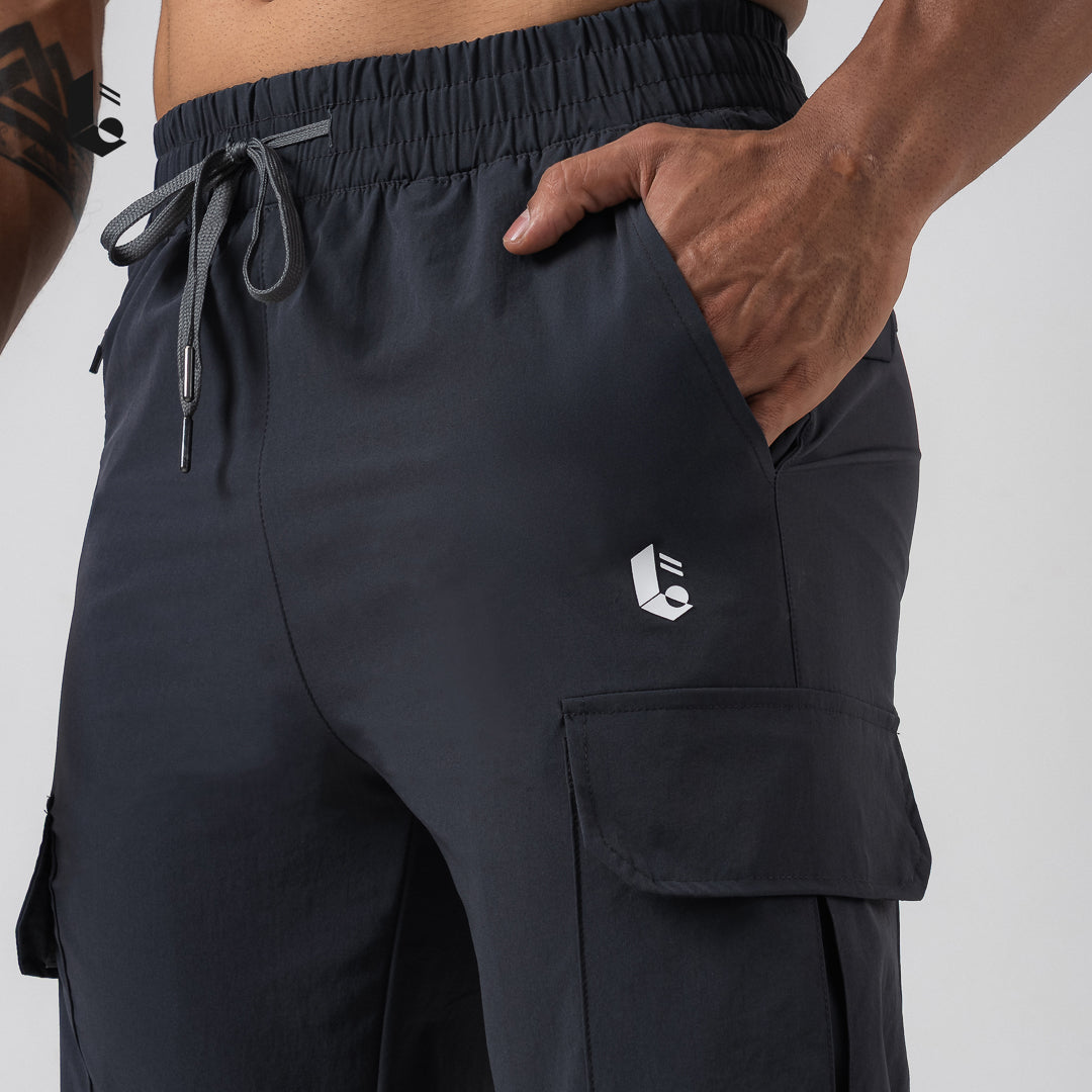 CrossMove Cargo Long Pants - Black/Dark Grey/Light Grey/Khaki