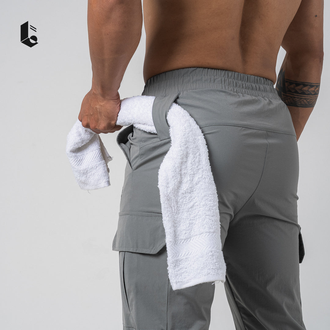 CrossMove Cargo Long Pants - Black/Dark Grey/Light Grey/Khaki