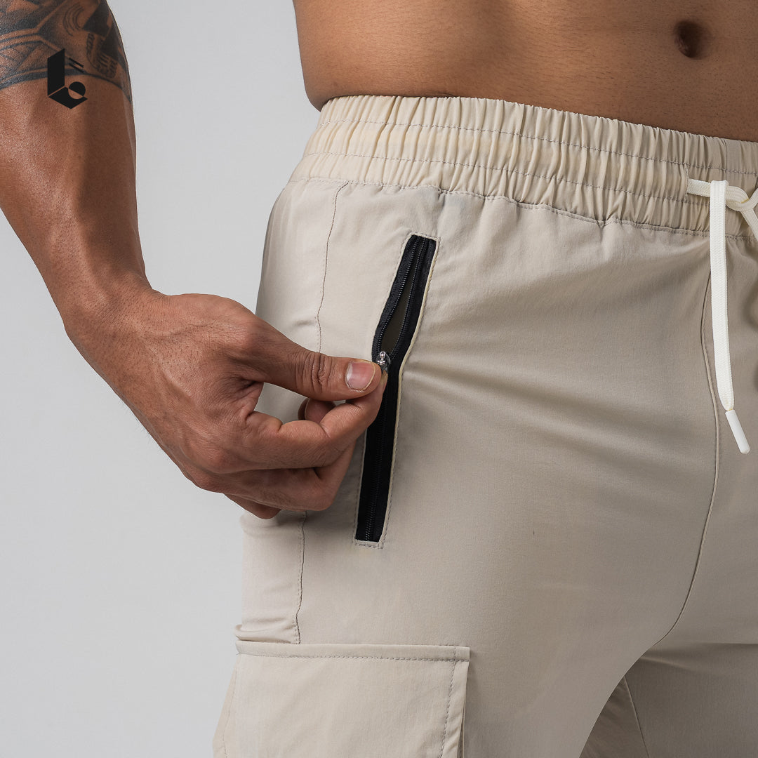 CrossMove Cargo Long Pants - Black/Dark Grey/Light Grey/Khaki