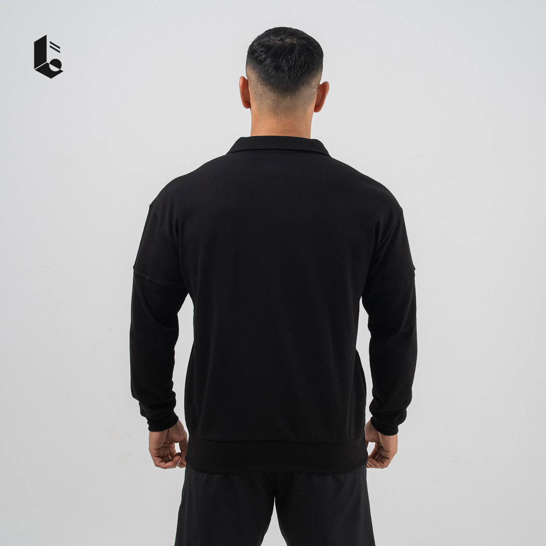 CoreCool Half-Zipper Long Sleeve - Black/White/Dark Grey/Navy/Brown