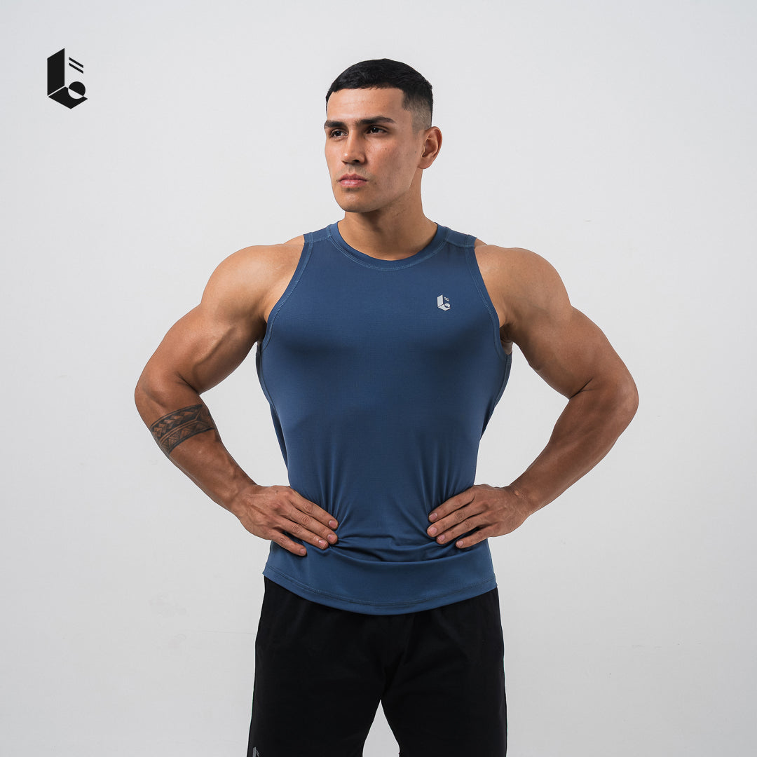 CloudFit Performance Tank - Black/Dark Grey/Steel Blue/Army