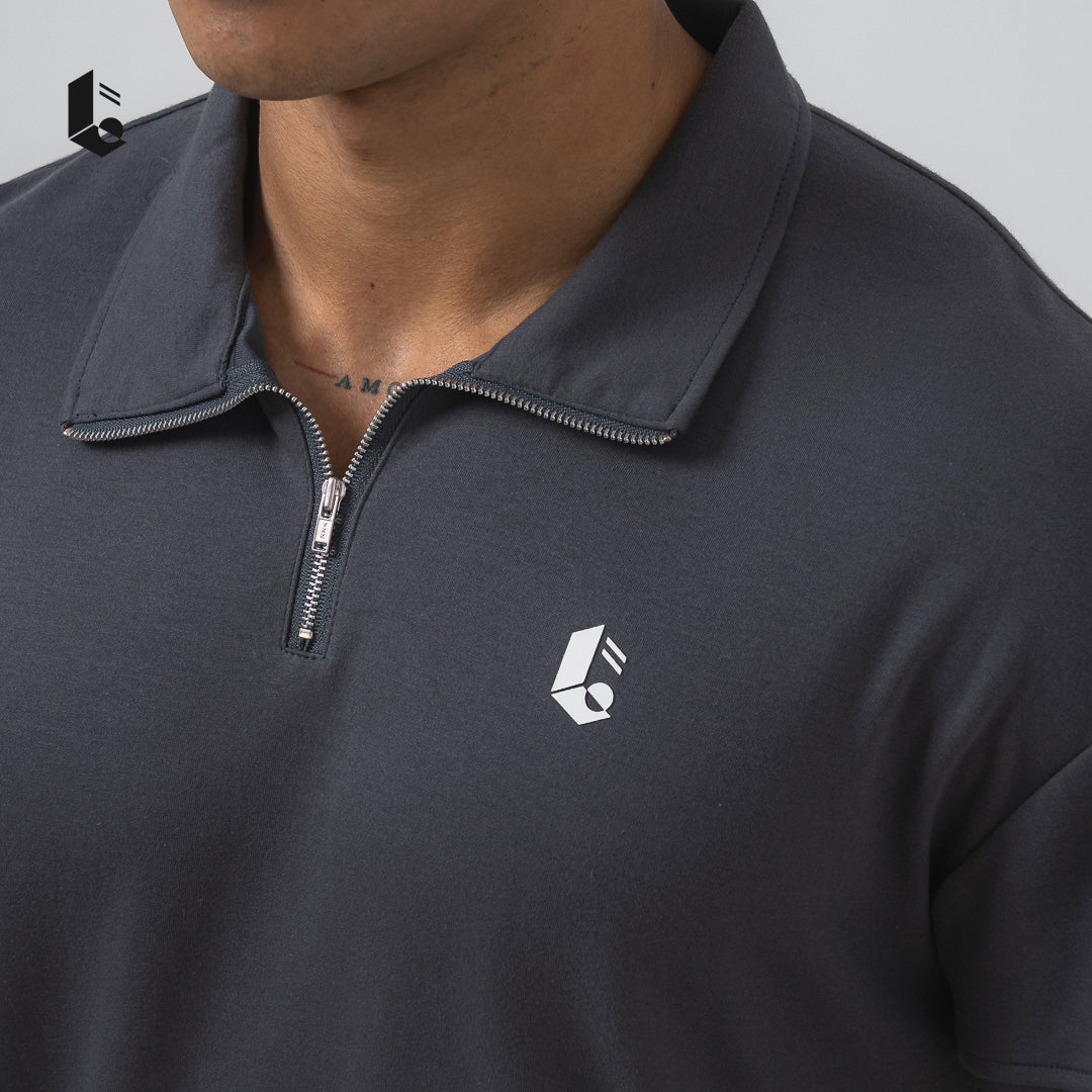 CoreCool Half-Zipper Long Sleeve - Black/White/Dark Grey/Navy/Brown