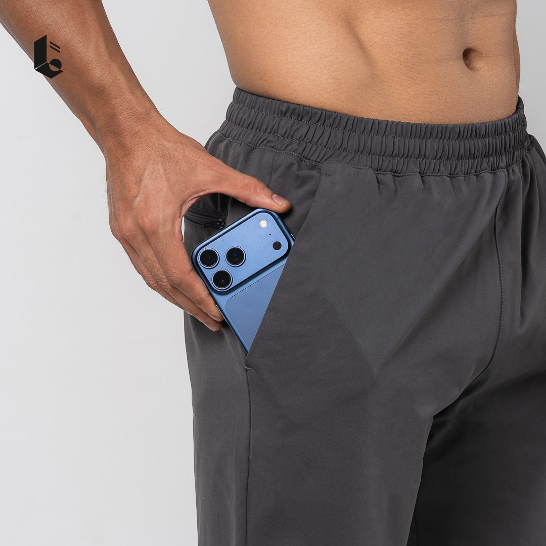 Hybrid Short Pants - Black/Dark Grey/Khaki