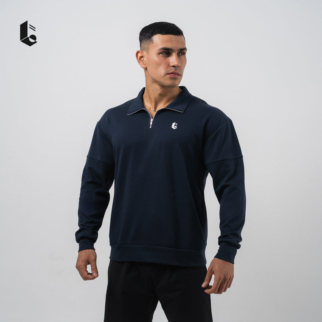 CoreCool Half-Zipper Long Sleeve - Black/White/Dark Grey/Navy/Brown