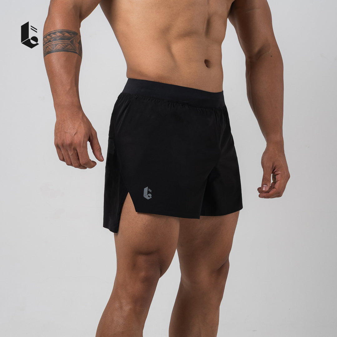 PacePro Running Shorts - Black/Dark Grey/Army