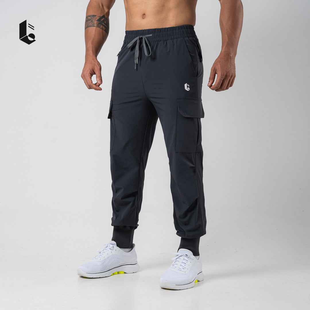 CrossMove Cargo Long Pants - Black/Dark Grey/Light Grey/Khaki