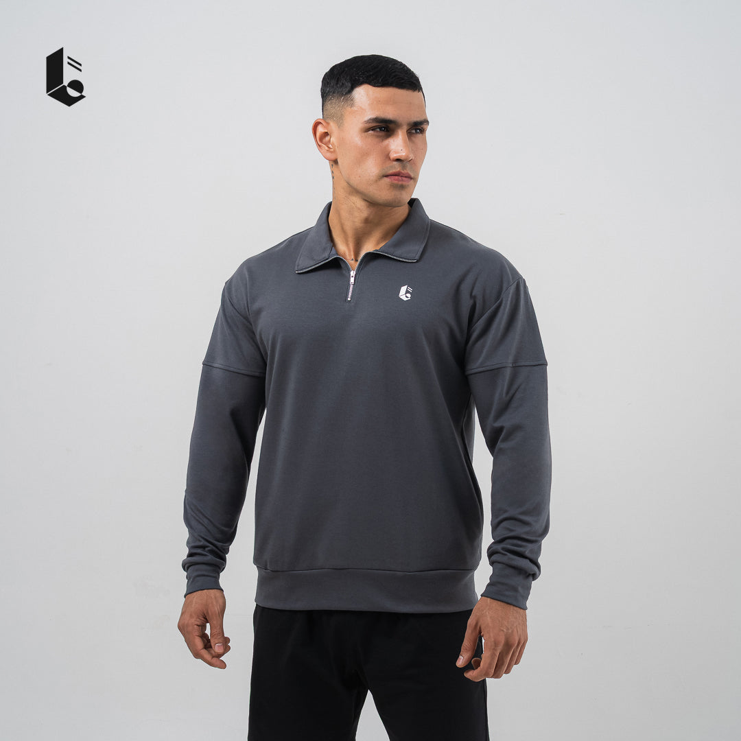 CoreCool Half-Zipper Long Sleeve - Black/White/Dark Grey/Navy/Brown
