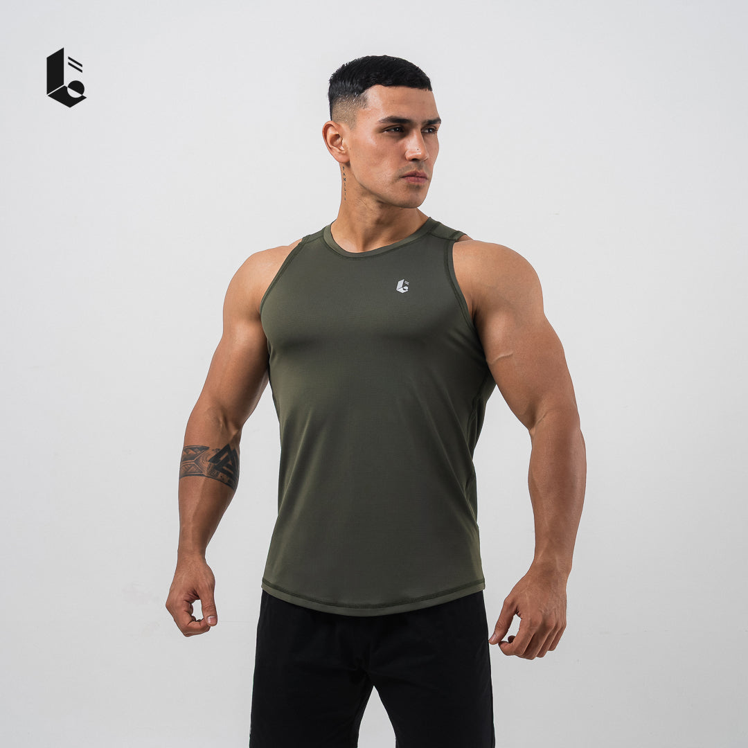 CloudFit Performance Tank - Black/Dark Grey/Steel Blue/Army