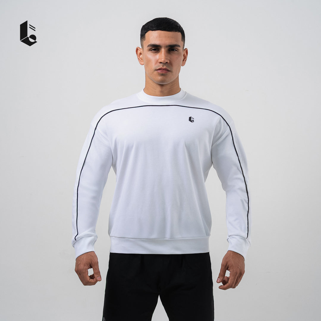 StreetLine Long Sleeve Crewneck - Black/White/Dark Blue/Brown