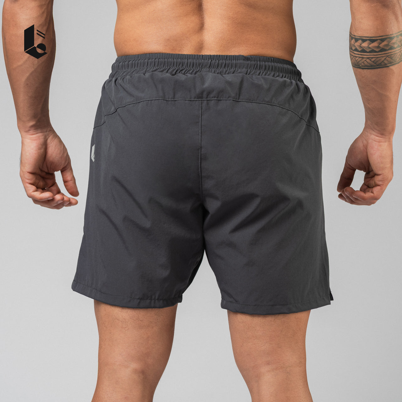 UltraLift Performance Shorts - Dark Grey/Light Grey/Cream