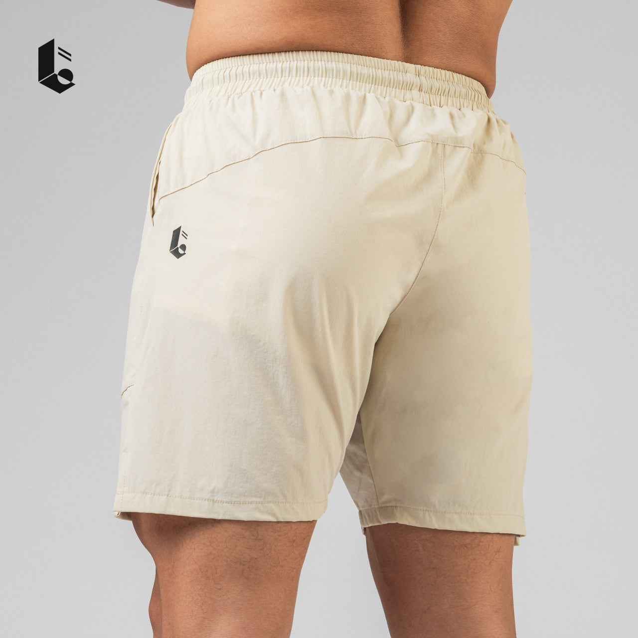 UltraLift Performance Shorts - Dark Grey/Light Grey/Cream