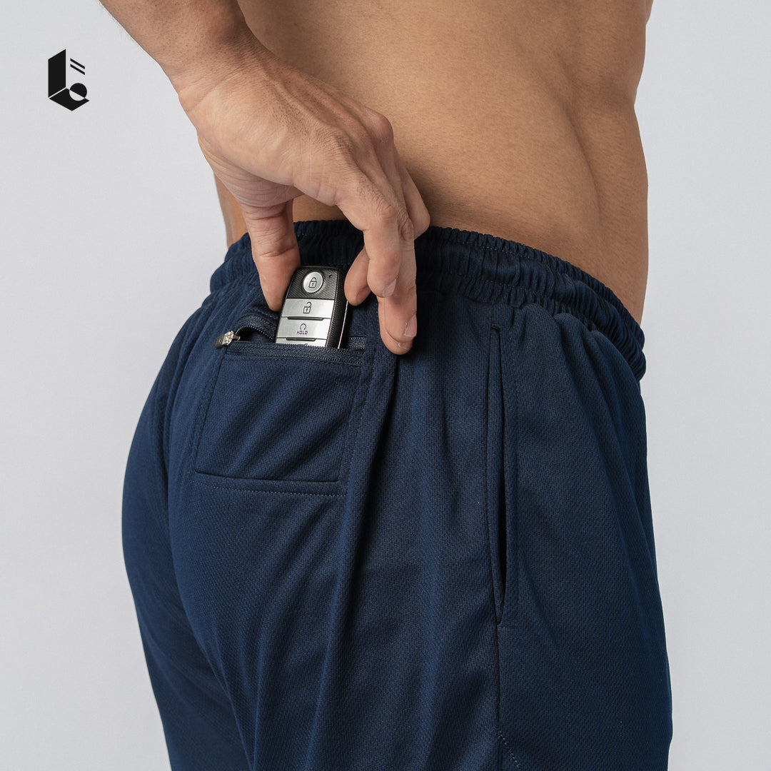 Aero-Mesh Shorts - Black/White/Dark Grey/Navy
