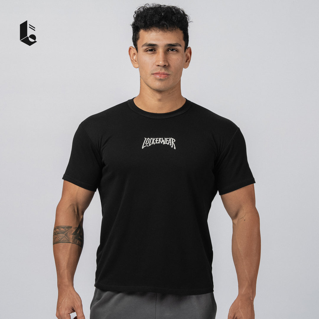 CoreCool Fitted Tee - Black/White/Steel Blue/Khaky