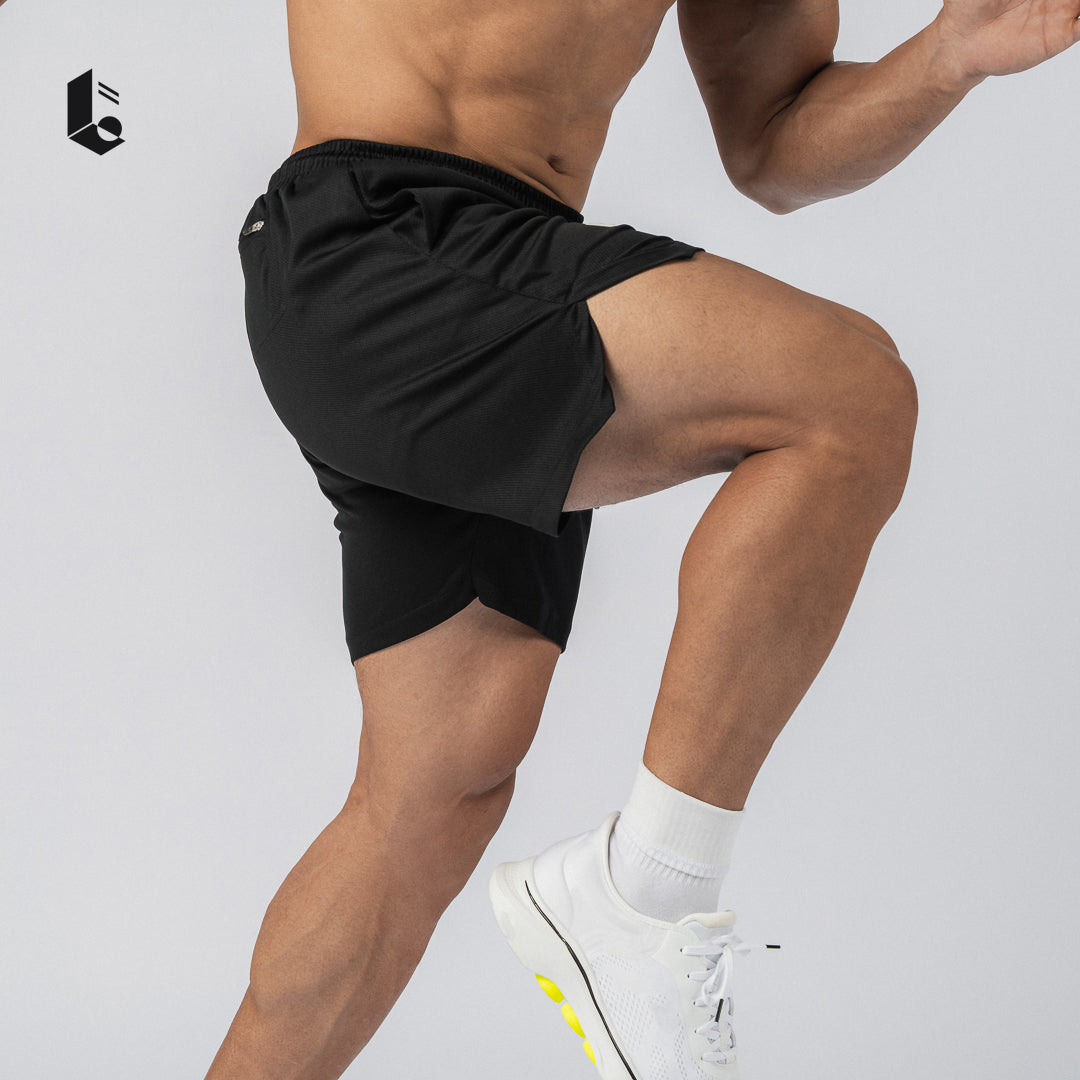 Aero-Mesh Shorts - Black/White/Dark Grey/Navy