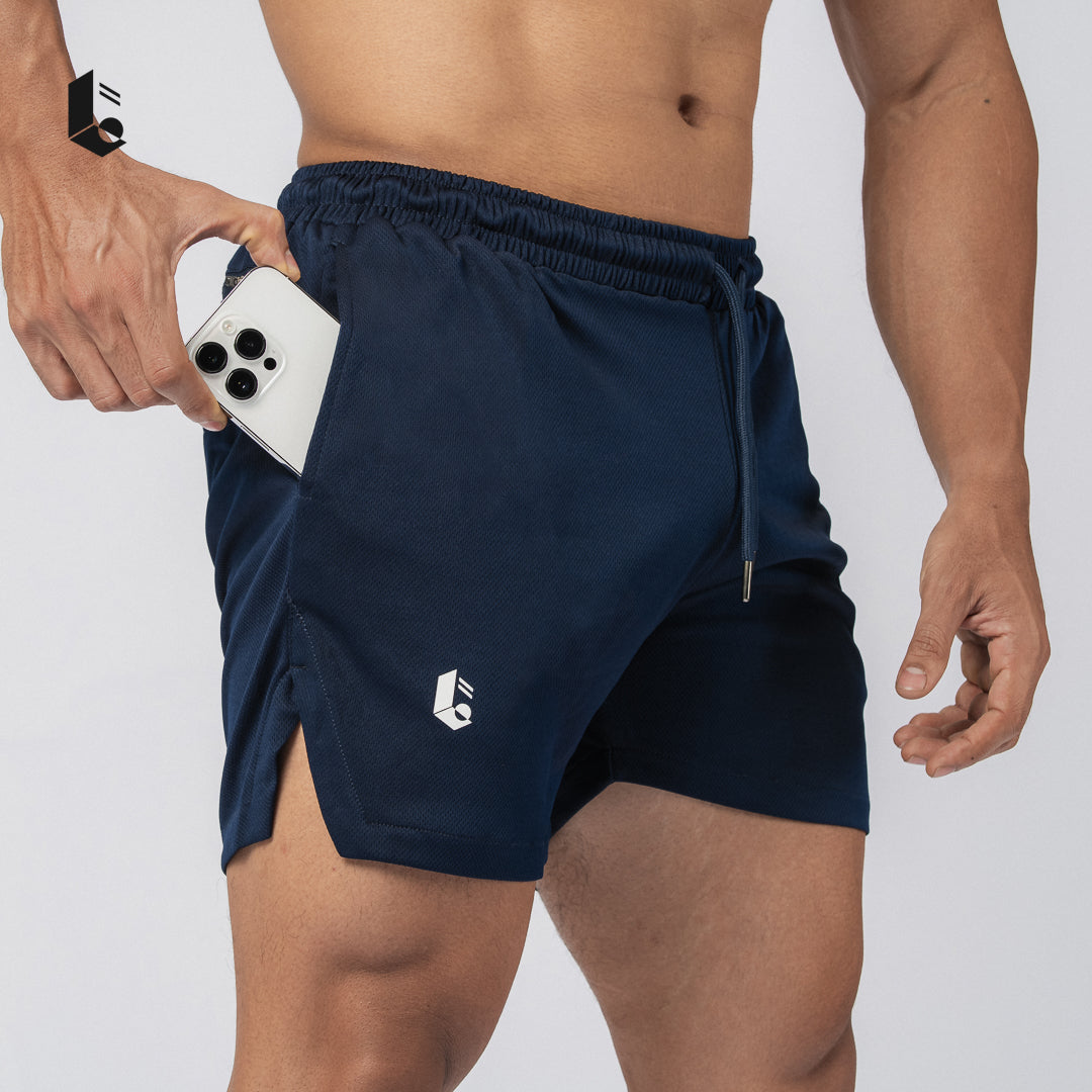 Aero-Mesh Shorts - Black/White/Dark Grey/Navy