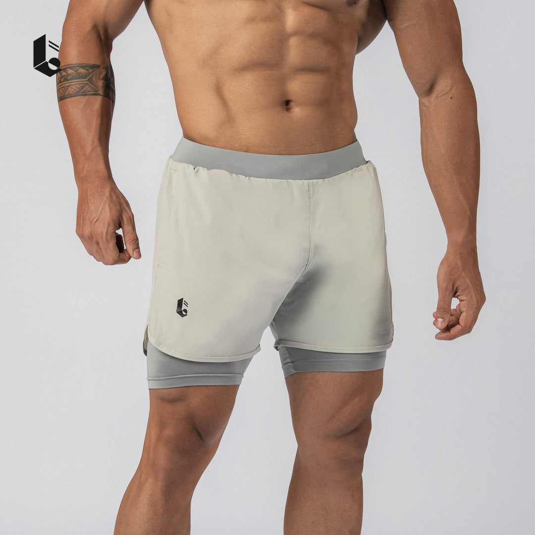 DualMotion Performance Short Pants - Black/Dark Grey/Light Grey/Burgundy/Khaky