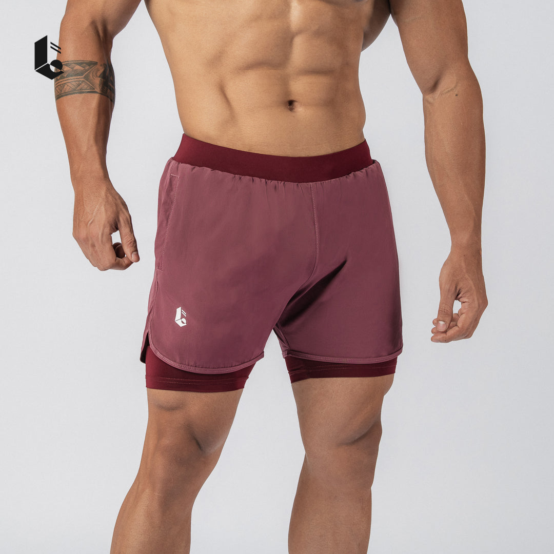 DualMotion Performance Short Pants - Black/Dark Grey/Light Grey/Burgundy/Khaky