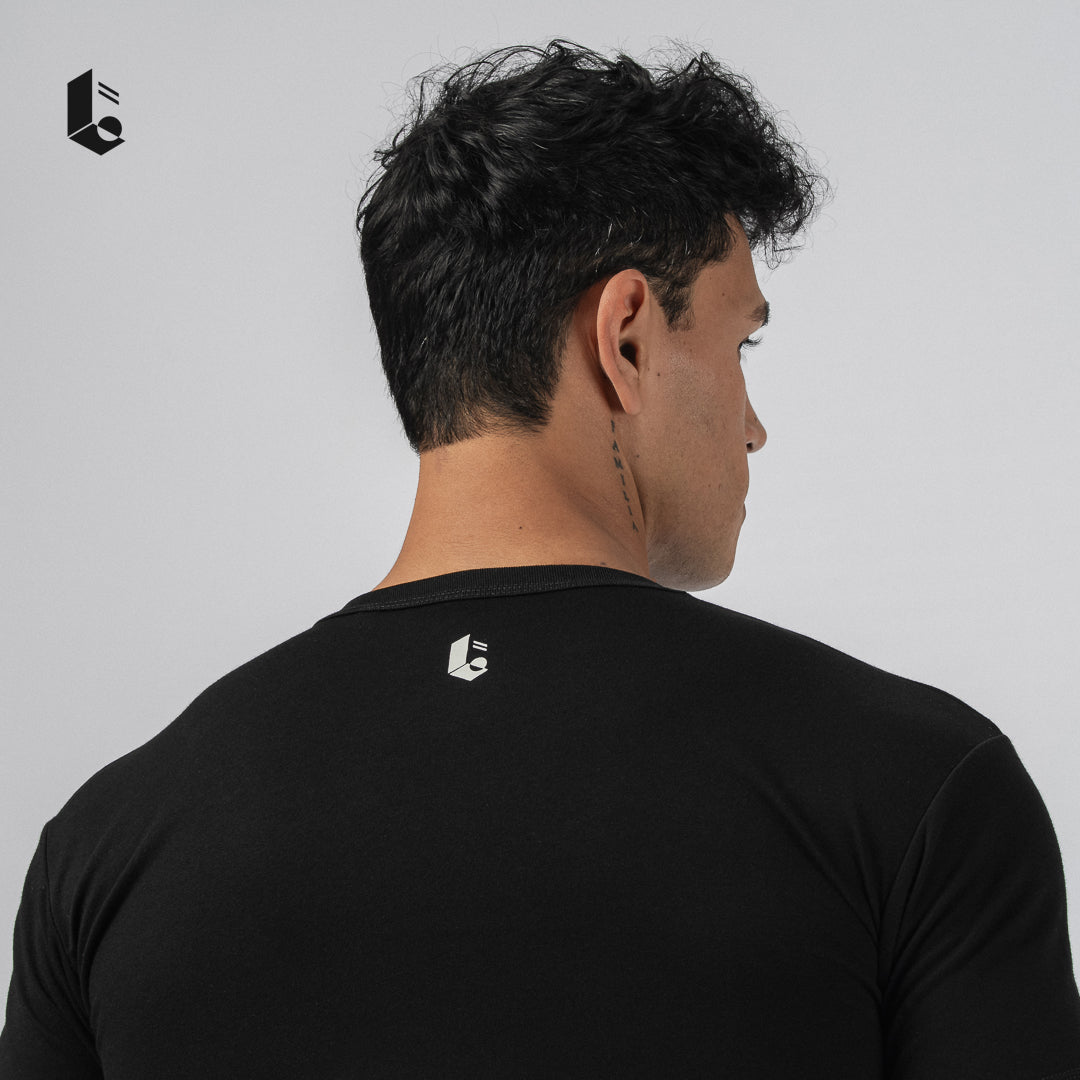 CoreCool Fitted Tee - Black/White/Steel Blue/Khaky