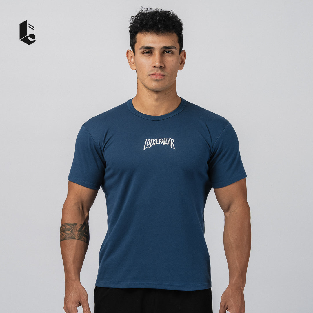 CoreCool Fitted Tee - Black/White/Steel Blue/Khaky