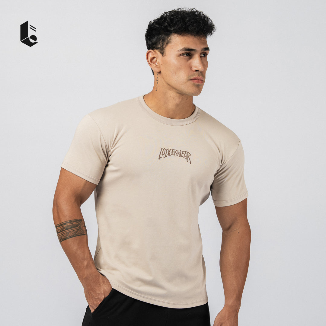 CoreCool Fitted Tee - Black/White/Steel Blue/Khaky