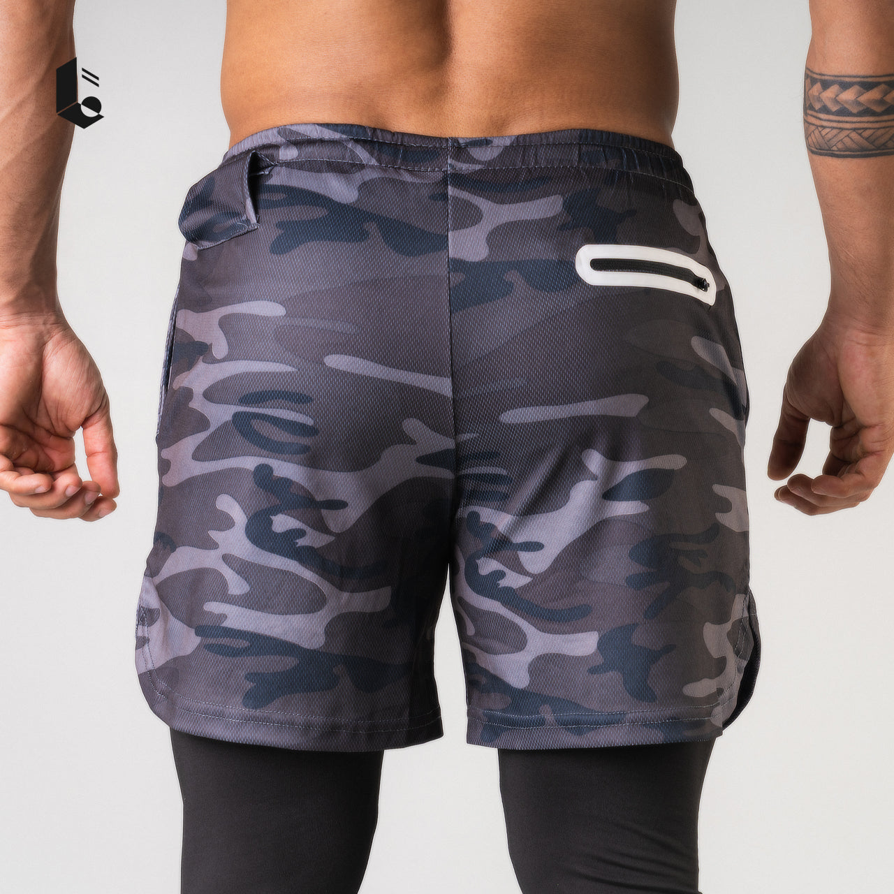 Tracka 2-In-1 Short / Long Legging - Camouflage